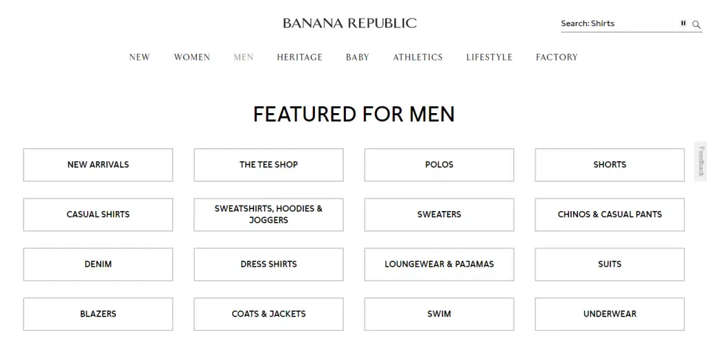 Quality Of Banana Republic Products