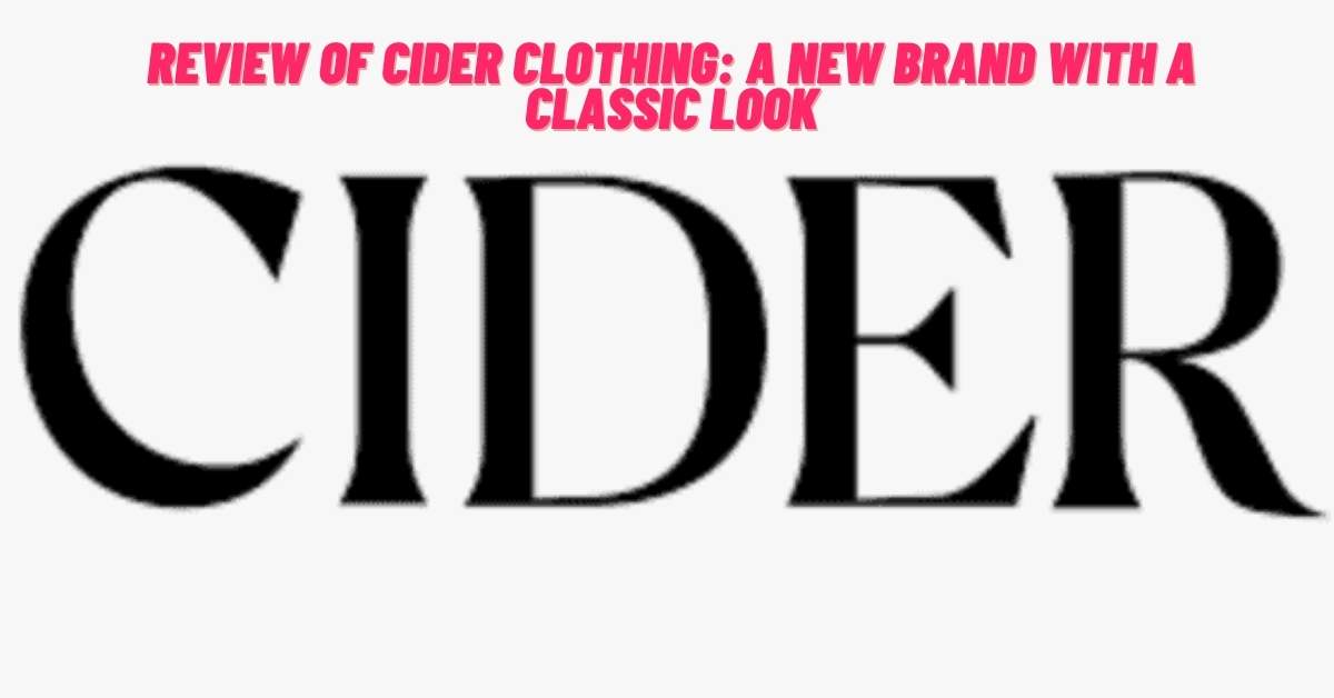 Review of Cider Clothing A New Brand with a Classic Look MENnStuff