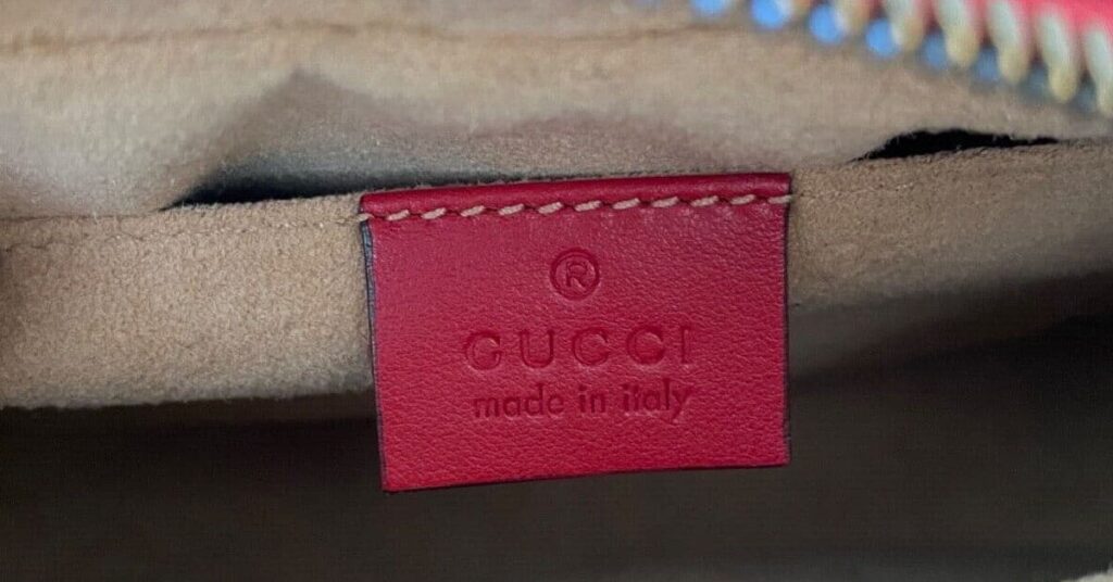 Gucci Made Tag