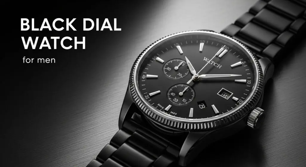 Best black dial watch for men