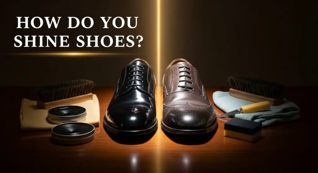 How do you shine shoes