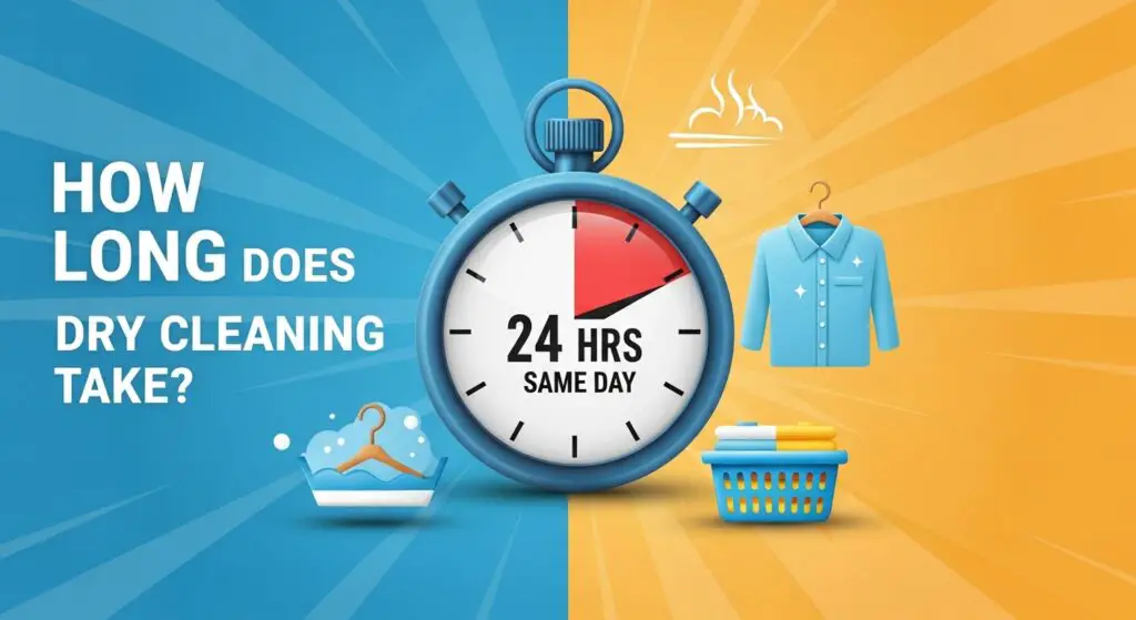 How long does it take for dry cleaning