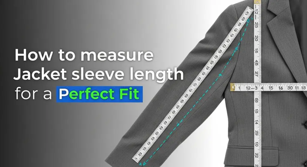 How to measure jacket sleeve length for a Perfect Fit