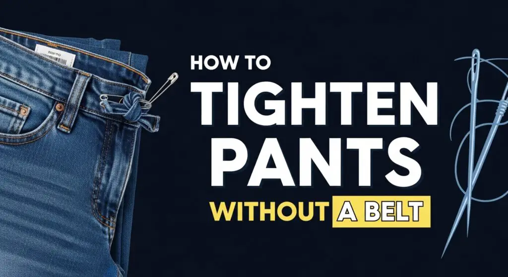 How to tighten pants without belt
