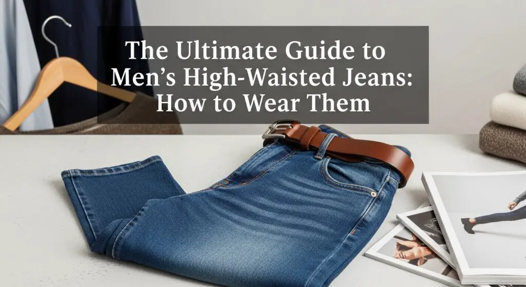 The Ultimate Guide to Men’s High-Waisted Jeans: How to Wear Them 30 men's high-waisted jeans