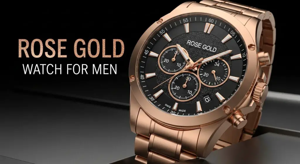 Rose gold watch for men Price in Bangladesh 2026