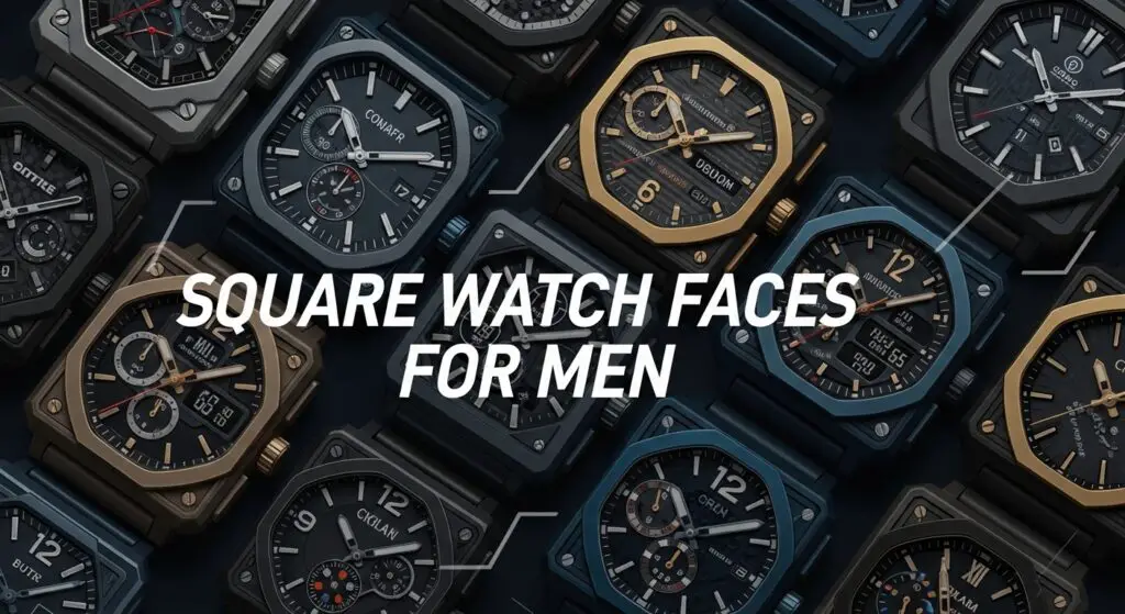 Square watch faces for men Price in Bangladesh