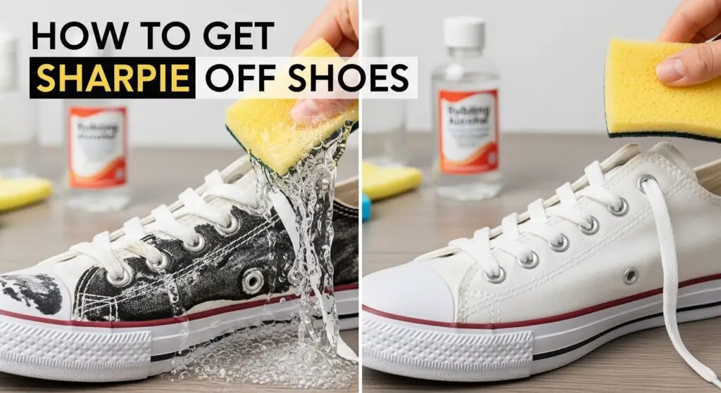 how to get sharpie off shoes