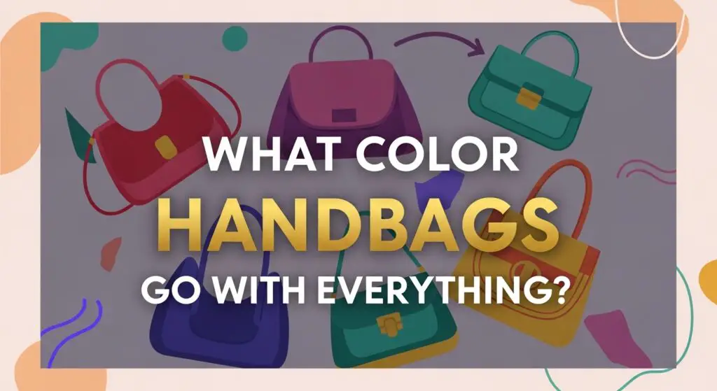 what color handbags go with everything