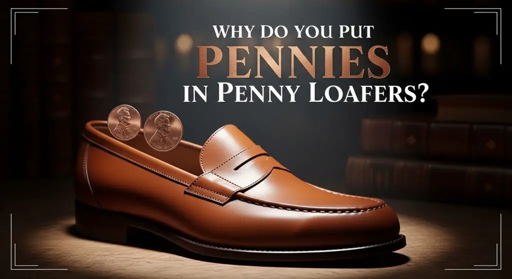 why do you put pennies in penny loafers
