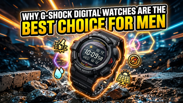 Why digital watch for men g shock are the best