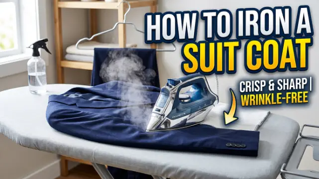 how to iron a suit coat